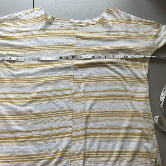 Eddie Bauer Long‎ Sleeve Top Boat Neck Stripe 100% Cotton Preppy Coastal XL - Picture 10 of 12